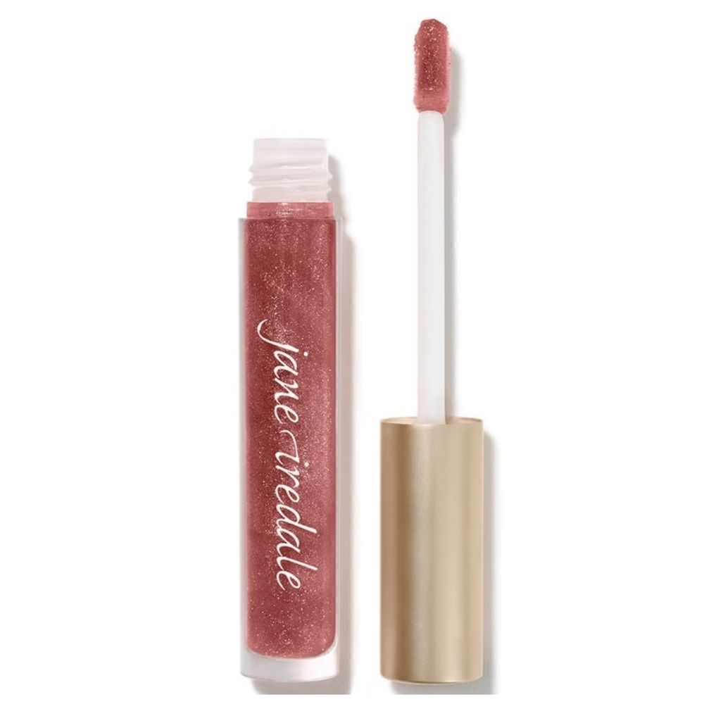 Jane Iredale HydroPure Hyaluronic Acid Lip Gloss, Mocha Latte, NWB
